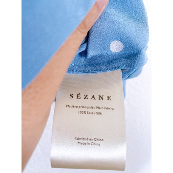 Sezane Emy 100% silk blouse - Picture 9 of 9